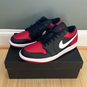 SOLD Nike Air Jordan 1 Low Alternate Bred Toe 553558-066. Size 11. New.
